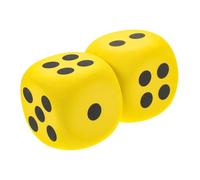 BESPORTBLE 2piezas Juguetes De Dados De Espuma Dados De Eva para Mesa para Fiestas Juguetes para Fiestas