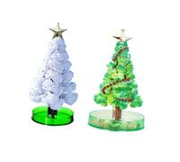 BESPORTBLE 2piezas Juguetes Navideños Flores Árbol Navideño de Papel Juguete Educativo DIY para Decoración de Navidad Papel Mágico Decorativo