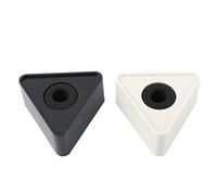 BESPORTBLE 2piezas Logotipo Del Micrófono Triangular Abs Para Entrevista Profesional Para Estaciones De Reporteros