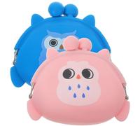 BESPORTBLE 2piezas Monedero De Búho Pequeño De Monedero De Dibujos Animados para y Niña para Diario Unidades