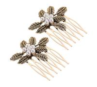 BESPORTBLE 2piezas Peine de Elegante Accesorio Delicado Cabello de Boda Pasadores Cabello de Novia para Tocados de Novia y Peinados Francés