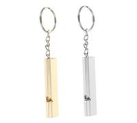 BESPORTBLE 2piezas Silbato Multipropósito para Entrenamiento De y Aves Aleación De Aluminio Silbato Duradero para Outdoor Ahuyentador y Adiestrador Actividades Al Aire