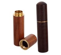 BESPORTBLE 2piezas Unidades Caja De Supervivencia Para Acampar Tubo Para Cerillas Portátil Estuche De Cerillas De Madera Contenedor Portátil Pequeño Prueba De Golpes