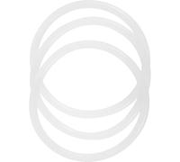 BESPORTBLE 3 Anillos de Goma Blancos para Cuencos Función de Decoración y Protección para Evitar Golpes en Instrumentos Rituales Budistas