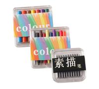 BESPORTBLE 3 Cajas Mini Crayones Coloridos para Casa de Muñecas de Accesorios de Dibujo para Decoración de Miniaturas Estilo Chic y