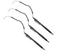 BESPORTBLE 3 Lápices Ópticos Capacitivos para Tabletas, Punta Fina de 4 Mm, Plástico Ligero Azul, Antipérdida con Cordón, para Teléfonos Inteligentes y Computadoras con Pantalla Táctil,