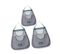 BESPORTBLE 3 Piezas Bolsas de Malla Colgantes para Almacenamiento de Cocina Reutilizables y Transpirables para Cebolla Ajo y Jengibre Diseño Ahorra Espacio para Espacios Pequeños