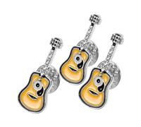 BESPORTBLE 3 Piezas Broche De Guitarra Retro Pin De Guitarra Esmaltado Punk Moda Broche Decorativo Para Bolso o Abrigo