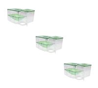 BESPORTBLE 3 Piezas Caja de Cría Aislada para Peces Transparente de Acrílico Tanque Incubadora para Huevos y Alevines Protección para Peces Pequeños y Enfermos Acuario Doméstico