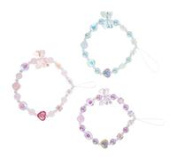 BESPORTBLE 3 Piezas Cordón para Teléfono Lazo Correa de Cordón para Teléfono Cuentas Correa para Llavero para Usar Billetera y Accesorios