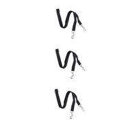 BESPORTBLE 3 Piezas Correa de Entrenador Dog Leash Cinturones Correa de Remolque Cuerda de Remolque para Mascotas Correa para paseador de Perros Cabeza Doble cinturón Disidente