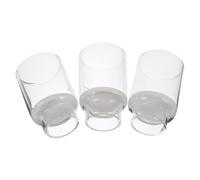 BESPORTBLE 3 Piezas Crisol de Filtración de Vidrio para Laboratorio Analítico Filtro de Crisol de Vidrio 40ml Resistente al Calor Fácil de Limpiar para Reacciones Químicas en Laboratorio