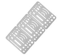 BESPORTBLE 3 Piezas De Borradores De Bloque Kit De Seguridad para Maquinistas Lindo Estuche para Lápices Borrador para Máquina De Dibujo Borrador para Dibujo Protector contra