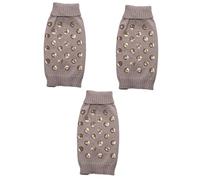 BESPORTBLE 3 Piezas De Ropa De Otoño para Mascotas Suéter para Perros Ropa De Invierno Calentador para Mascotas Suéter para Cachorros Cálido para Perros Grandes De