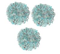 BESPORTBLE 3 Piezas Grava para Acuario - Gravilla Pulida - Decoración terrario decoración de pecera Plantas de Tanque de Tortuga Rocas Brillantes macetas Grava para pecera Piedras de Grava