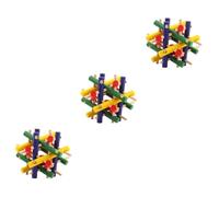 BESPORTBLE 3 Piezas Juguete mordedura de Loro Mini Dorado Juguetes para Loro Juguetes de Pelota de Juguete educativos Colgante Suministros para Mascotas Bambú