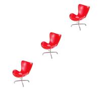 BESPORTBLE 3 Piezas Mini Muebles De Adorno Muebles De Juguete Escondite De Hámster Silla De Juguete para Animales Pequeños Accesorios En Miniatura Juguetes para Erizos Juguetes Rojo