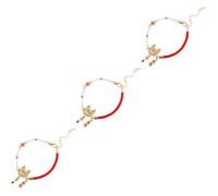 BESPORTBLE 3 Piezas Pulsera De Hilo Rojo SOGA Pulsera De Cuentas De Cuerda para Mujer De Año Nuevo s para Mujeres s De Cordón China Aleación