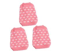 BESPORTBLE 3 Piezas Ropa De para Perros Camisa De Perro De Pascua Chaqueta De Perro Suéter De Cachorro Suéter para Perros Pequeños Lindo Traje De Perro Chaleco Cachorro Mascota