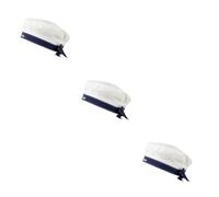 BESPORTBLE 3 Piezas Sombrero De De Verano Adulto Sombrero De De Las Señoras Sombrero De Vestuario De Cadete Sombrero Mujer Retro Blanco Poliéster Algodón
