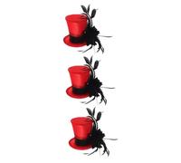 BESPORTBLE 3 Piezas tadle de novia accesorios para el cabello de novia sombrero fascinador de la boda sombrero de copa para mujer accesorios para el cabello de la novia tocado de novia pluma