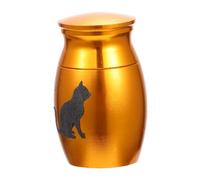 BESPORTBLE 3 Piezas Urna Piedras De Jardín Conmemorativas para Mascotas Gato Conmemorativo Monumento Niños Contenedor De Cenizas De Gatito Botella De Perfume Acero Inoxidable Tinaja De Barro