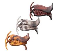 BESPORTBLE 3 Pinzas de Garra Cabello Grueso y Largo, Accesorio de Plástico para Crear Moños y Añadir Volumen en Actividades y Escenarios Variados