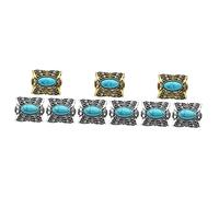 BESPORTBLE 3 Series Hebilla De Chal Turquesa Bufandas Clip De Chal De Suéter Hebilla De Bufanda Hebilla De Broche De Bufanda Clips De Bufanda De Mujer Clip Para Bufanda Aleación 3 Piezas*3