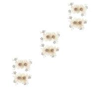 BESPORTBLE 3 Series Hebilla De Perla Clips De Zapatos Nupcial Clips Para Zapatos Decoración De Encanto De Zapato De Flores Decoración De Zapatos De Flores Aleación Dorado 2 Piezas X 3