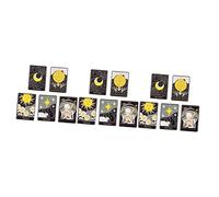 BESPORTBLE 3 Series Juego De Broche Pin Alfileres Tarot Deck Tarot Cards Pasadores Broches De Vestido De Fiesta Elegante Para Alfiler Estético Broche De Cartas De Tarot Aleación 5 Piezas X 3