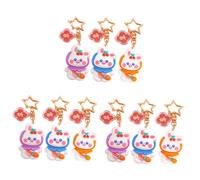 BESPORTBLE 3 series Llavero De Silicona De Navidad Decoración Navideña Llavero De Conejito Bolso Monedero Adorno Colgante Llavero Para Bolso Adorable Llavero De 3 piezas*3