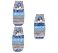 BESPORTBLE 3 Uds Ropa De Suéter De Navidad Ropa para Perros Sin Mangas Sudaderas con para Perros Suministros para Mascotas Suéter Cálido