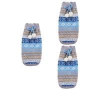 BESPORTBLE 3 Uds Ropa De Suéter De Navidad Suéter Cálido Ropa para Perros Mascotas Suministros para Mascotas Sudaderas Sin Mangas para Perros