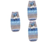 BESPORTBLE 3 Uds Suministros para Mascotas Suéter Cálido Suéter De Navidad Ropa De Ropa para Perros Sudaderas Sin Mangas para Perros