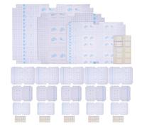 BESPORTBLE 30 Piezas Cubiertas de Libros Transparentes de Pp Autoadhesivas para Cuadernos y Libros de Ciencias, Funda Protectora Resistente para Estudiantes Escuela