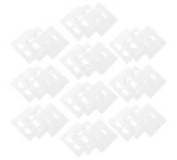BESPORTBLE 30 Piezas de Placas de Pared Almohadillas Aislantes de Silicona de Color Blanco para Enchufes Eléctricos, Instalación Rápida y Mayor Seguridad Hogar