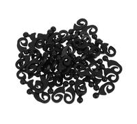 BESPORTBLE 30 Piezas Ganchos para Toldos y Pérgolas Negros Clips Resistentes para Cortinas de Privacidad y Protección contra Viento Camping y Exteriores