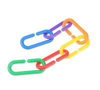 BESPORTBLE 300 Piezas Loro C-Enlaces Juguetes para Pájaros Juguetes para Periquitos Eslabones De La Cadena C-Clips Loro Juguetes Ganchos C-Clips