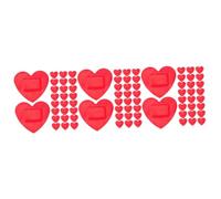 BESPORTBLE 300piezas Parches Adhesivos Forma De Corazón Parches Transpirables Para Protección De Heridas Suministros Para Cuidado Piel Para Familias