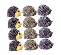 BESPORTBLE 30piezas Mini Erizo De Resina Figuras De Erizo Miniatura Decoración De Paisaje para Micropaisaje Mini Estatua De para Decoración De Animales Miniatura Escenario De Jardín