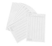 BESPORTBLE 35 Piezas Cuaderno de Estadísticas de Puntuaciones y Métricas de Rendimiento para Torneos y Informales