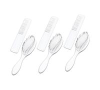 BESPORTBLE 3juegos Cepillos Para Peine Masajeador Para Cabelludo De Recién Nacido Peine Desenredante Suave Para Cabello