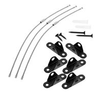 BESPORTBLE 3juegos Correas Ajustables Vuelco Para Muebles Con Anclajes De Acero Inoxidable Dispositivo De Seguridad Infantil Para Hogar y Protección De Muebles