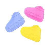 BESPORTBLE 3pares Cubrezapatos De Impermeables para Lluvia Antideslizantes y Reutilizables Protección para Calzado Unisex Días De Lluvia