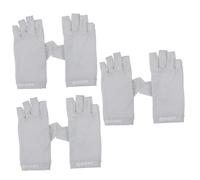 BESPORTBLE 3pares Guantes Antiv Uv Para Manicura Protección Efectiva De Rayos Uv Transpirables y Cómodos Para Cuidado De Manos Arte De Uñas