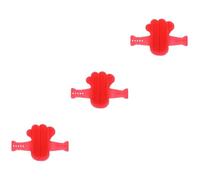 BESPORTBLE 3piezas Cepillo Para De Limpieza y Masaje Para y Gatos Herramienta De Aseo y Exfoliación De Pelo Color Aleatorio