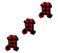BESPORTBLE 3piezas Chaleco De Fleece para Perros Pequeños Abrigo De Invierno y Aislante Ropa para Cachorros Climas Fríos Diseño Cómodo y Elegante s