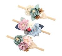 BESPORTBLE 3piezas Diadema De Flores De Princesa Para Niña Súper Moda y Atractiva Flores Delicadas Para Fiestas Infantiles o Ocasiones Especiales Para Bebés y Niñas