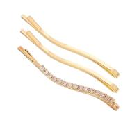 BESPORTBLE 3piezas Horquilla de Cristal para Mujer Horquillas Decorativas Gemas de Imitación Pinzas Pelo Gemas de Imitación Bonitas de Plana para Uso Diario