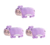 BESPORTBLE 3piezas Juguete Chirriante para Perros y Gatos Juguete De Masticación Interactivo Color Púrpura para Entrenamiento De Mascotas y Fortalecimiento del Vínculo Material Seguro y